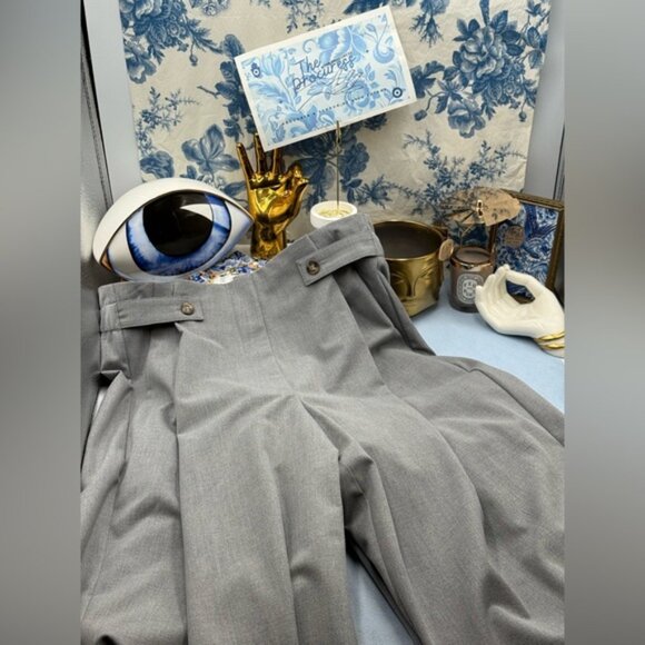 🆕 RAT & BOA 🧿 NWT Simona Pleated Trouser, Adjustable Drawstring, Grey - Sz XS - Picture 11 of 16